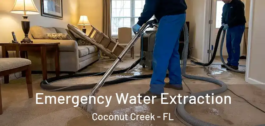 Emergency Water Extraction Coconut Creek - FL